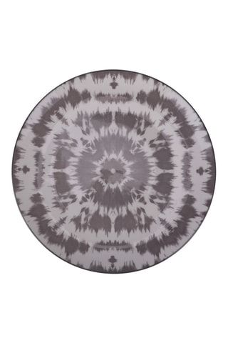 6 assiettes plates en porcelaine - 26 cm