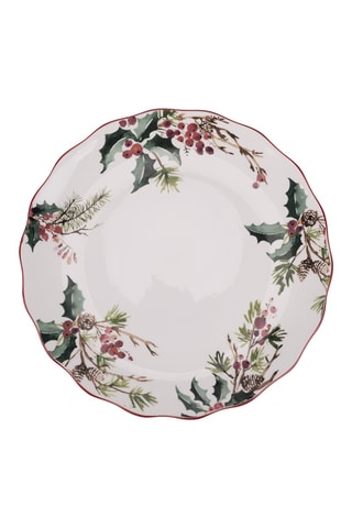 18 assiettes plates en porcelaine – 20,7, 22,5 et 27 cm