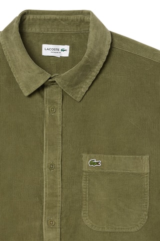 Chemise en velours - Kaki