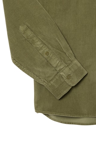 Chemise en velours - Kaki