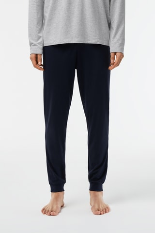 Pyjama - Bleu marine et gris chiné