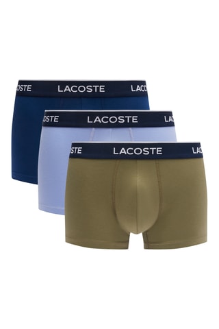 3 boxers - Vert olive et bleu