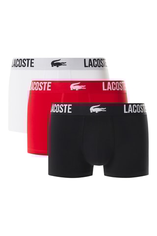 3 boxers - Noir, rouge et blanc