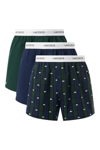 3 caleçons - Bleu marine et vert foncé
