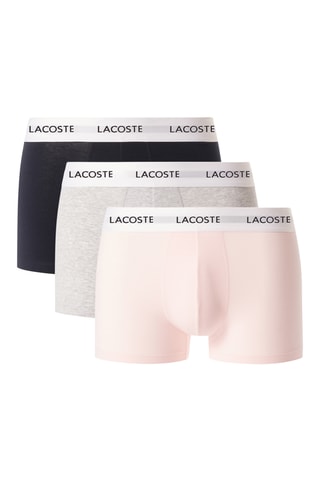 3 boxers - Rose et gris clair chiné