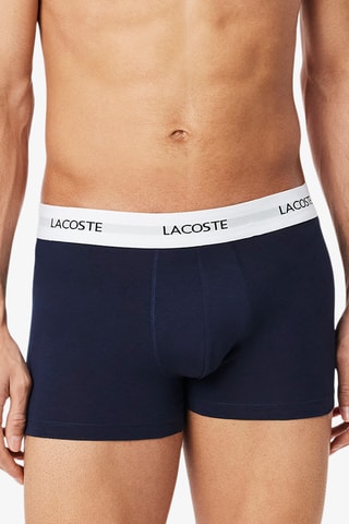 3 boxers - Bleu marine et blanc