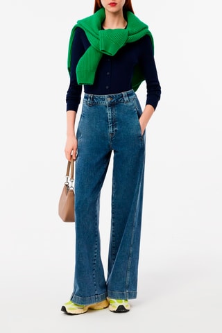 Gilet en laine - Bleu marine