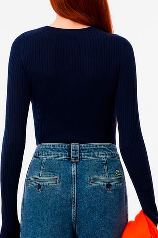 Pull en laine - Bleu marine