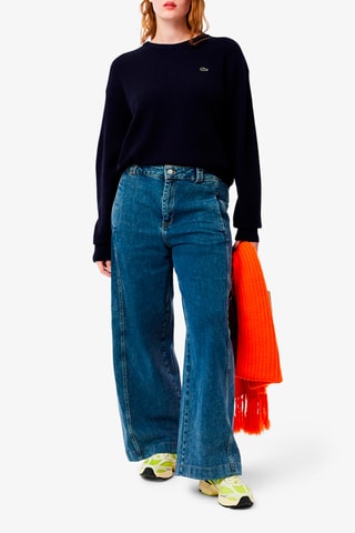 Pull en laine - Bleu marine