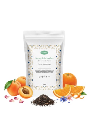 2 x Thé noir Secret de la Médina - Abricot et orange - 100 g