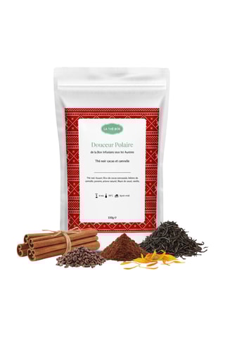 2 x Thé noir Douceur polaire - Cacao et cannelle - 100 g