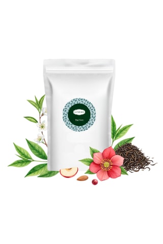 2 x Thé vert et noir Rose de Noël - Fruité et épicé - 90 g