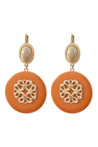 Boucles d’oreilles Amelita dorées à l’or jaune