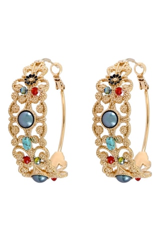 Boucles d'oreilles dorées à l'or jaune Amelita
