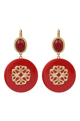 Boucles d'oreilles dorées à l'or jaune Amelita