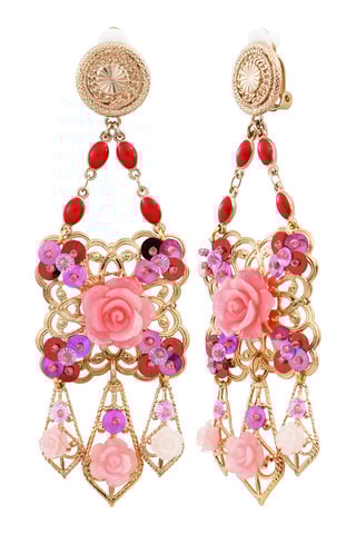 Boucles d'oreilles Miraflores dorées à l’or jaune