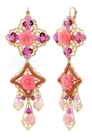 Boucles d'oreilles Miraflores dorées à l’or jaune