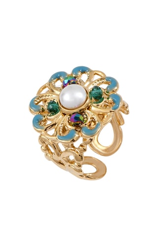 Bague dorée à l'or jaune Amelita