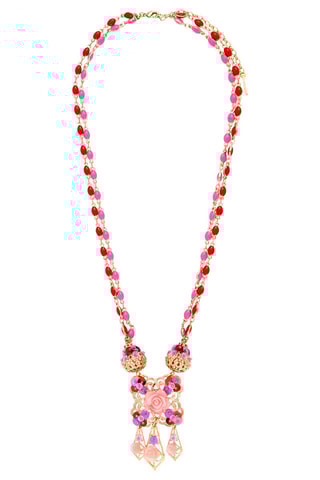 Collier Miraflores doré à l’or jaune 