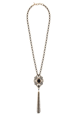 Collier Ultima - Onyx et perles de culture d’eau douce