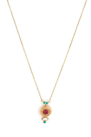 Collier doré à l’or fin jaune Fujita - Turquoises