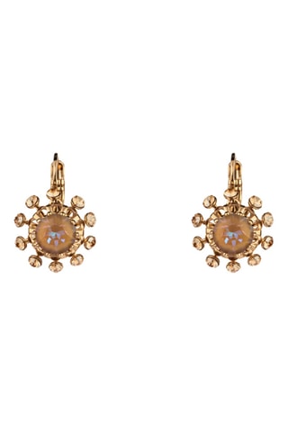 Boucles d’oreilles dorées à l’or fin jaune Naome