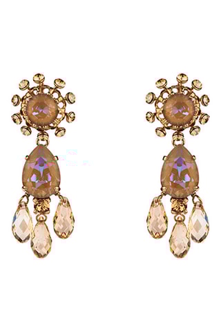 Boucles d’oreilles dorées à l’or fin Naomie
