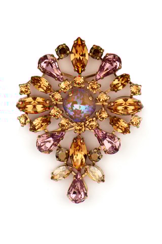 Broche dorée à l’or fin jaune Naomie