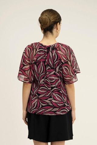 Top - Noir et rose