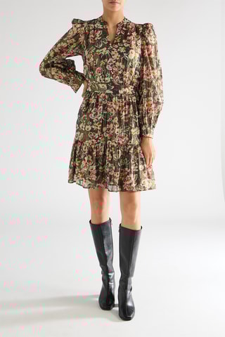 Robe patineuse - Vert olive