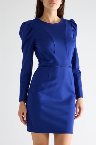Robe droite - Bleu roi