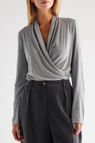 Top - Gris clair