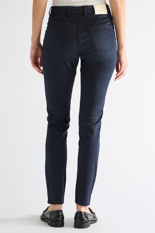 Pantalon taille haute - Bleu nuit