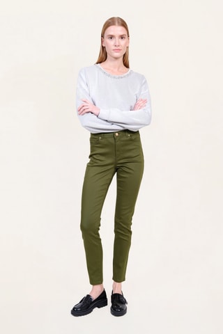 Pantalon taille haute - Khaki