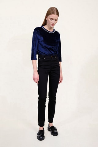 Pantalon taille haute - Noir