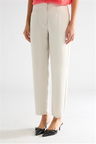 Pantalon taille haute - Gris
