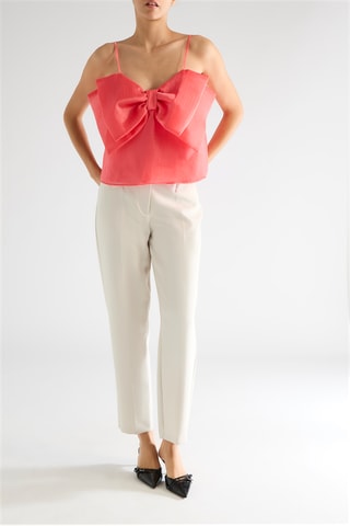 Pantalon taille haute - Gris
