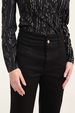 Jean taille haute - Noir