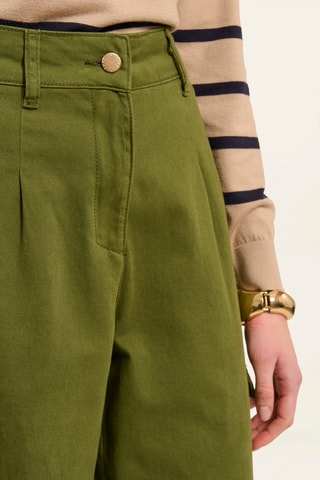 Pantalon taille haute - Khaki