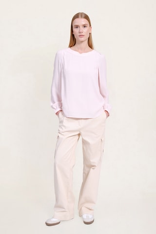 Pantalon taille haute - Blanc