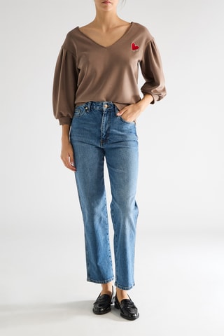 Jean taille haute - Bleu clair