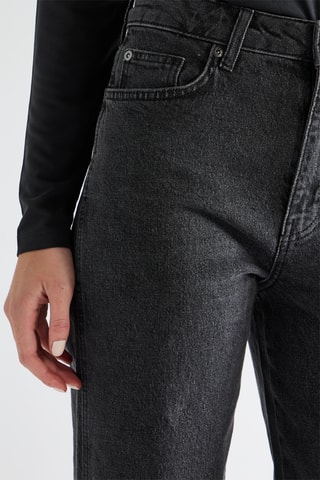 Jean taille haute - Gris