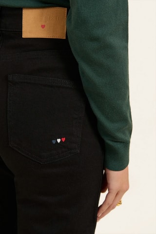 Jean taille haute - Noir