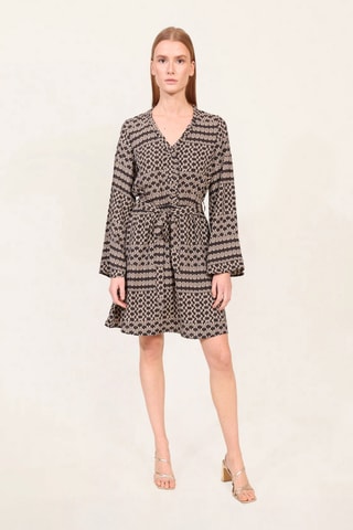 Robe patineuse - Marron