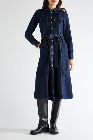 Robe en jean - Bleu