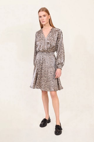 Robe patineuse - Marron
