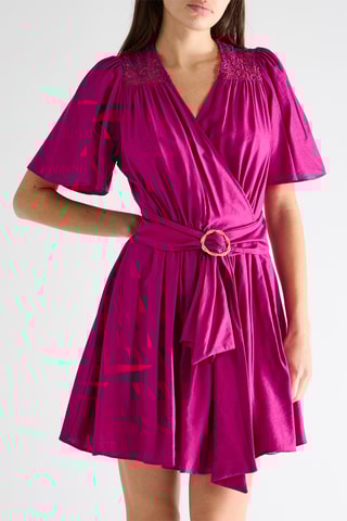 Robe patineuse - Fuchsia
