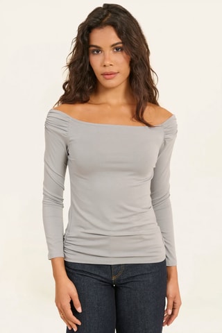 Top - Gris clair