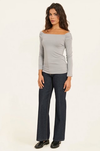 Top - Gris clair