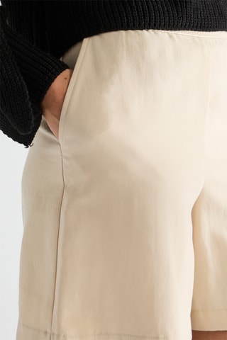 Short taille haute - Ecru